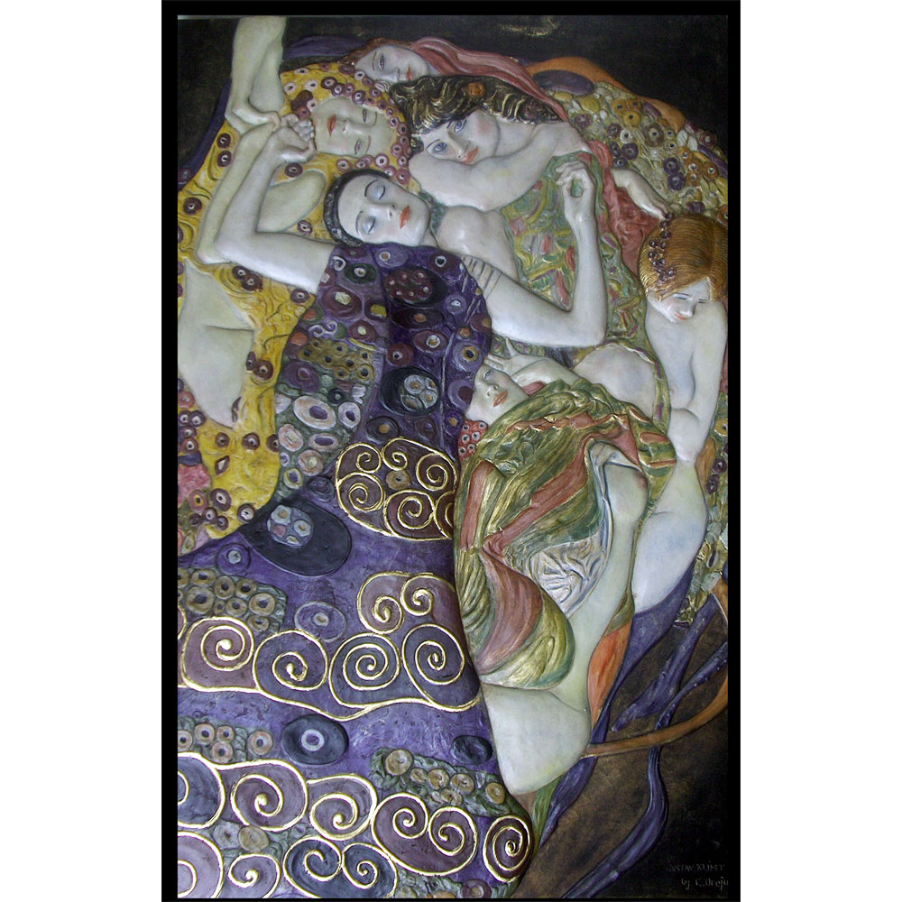 Painting "Young woman" by Gustav Klimt